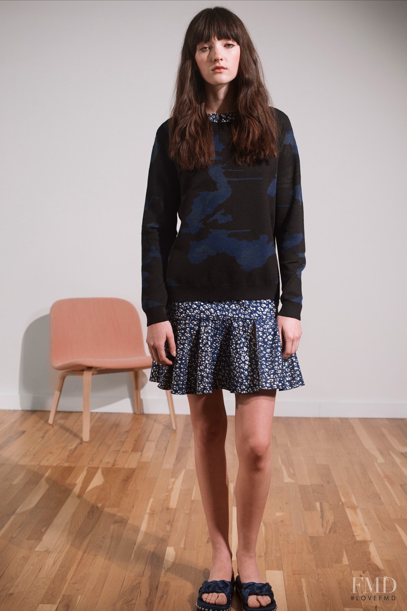 Angela Longton featured in  the Timo Weiland lookbook for Pre-Fall 2015