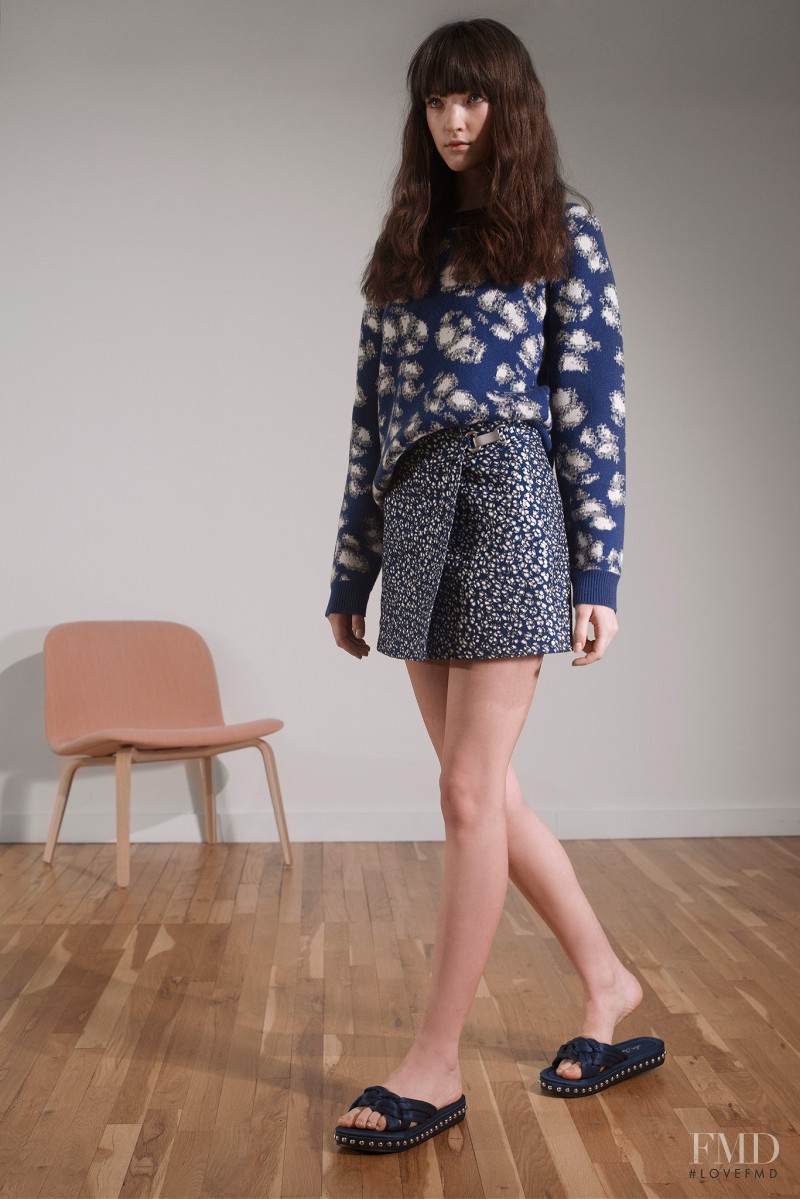 Angela Longton featured in  the Timo Weiland lookbook for Pre-Fall 2015