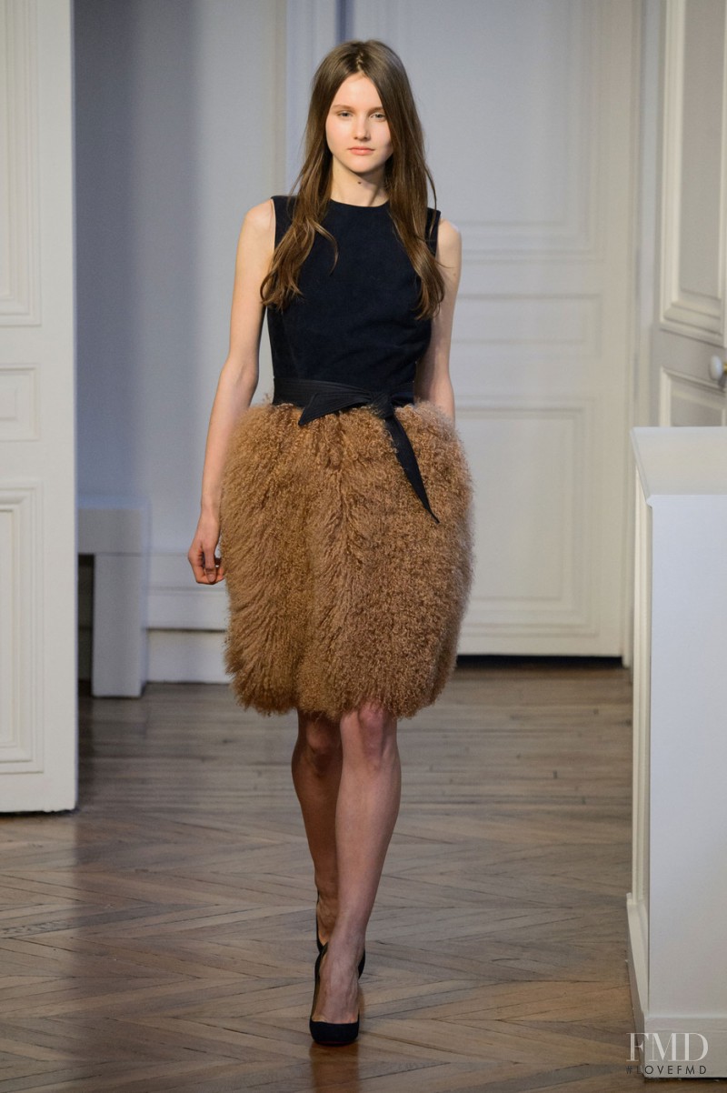 Luba Hryniv featured in  the Martin Grant fashion show for Autumn/Winter 2015