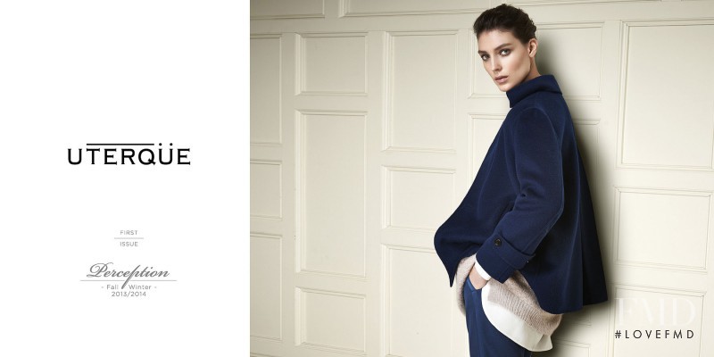 Kati Nescher featured in  the Uterque advertisement for Autumn/Winter 2013