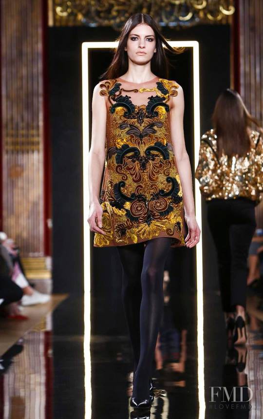 Rebecca Gobbi featured in  the Valentin Yudashkin fashion show for Autumn/Winter 2015