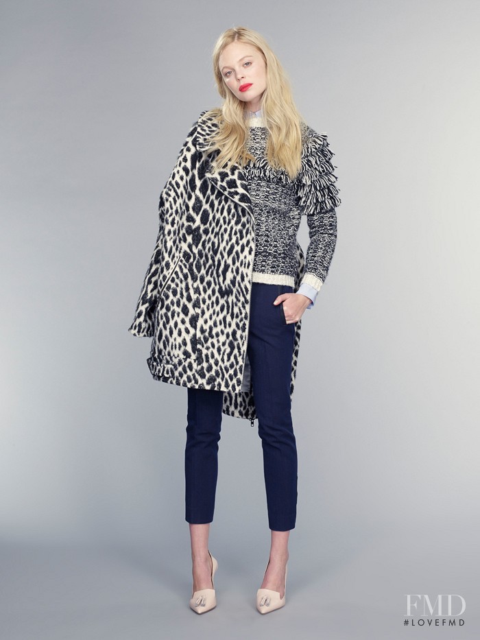 Oxana Moiseeva featured in  the Banana Republic fashion show for Autumn/Winter 2015