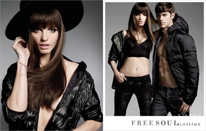 Jeisa Chiminazzo featured in  the FreeSoul advertisement for Autumn/Winter 2013
