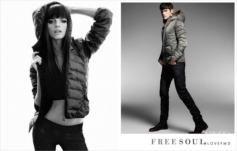 Jeisa Chiminazzo featured in  the FreeSoul advertisement for Autumn/Winter 2013