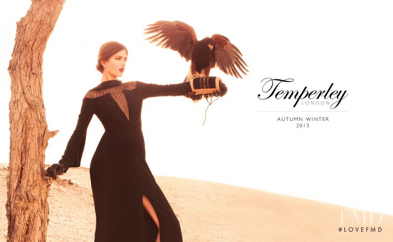 Marlena Szoka featured in  the Temperley London advertisement for Autumn/Winter 2013