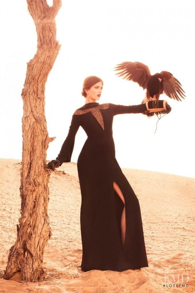 Marlena Szoka featured in  the Temperley London advertisement for Autumn/Winter 2013