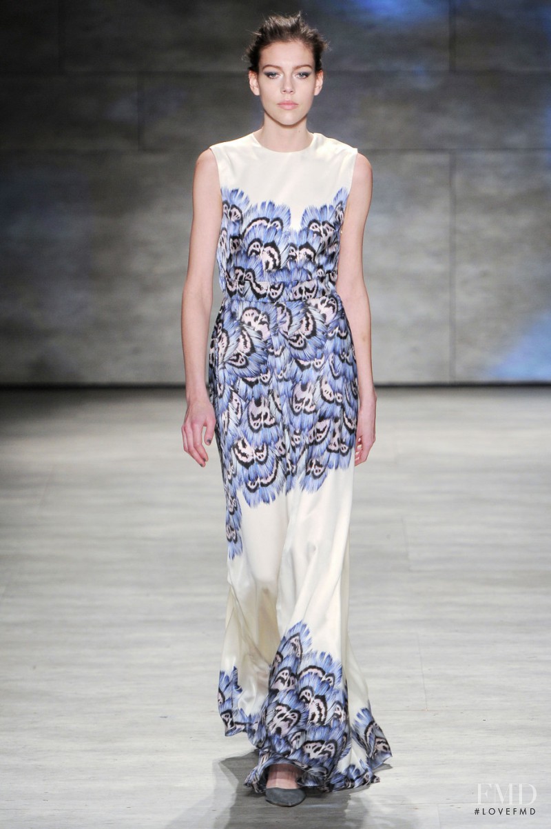 Amelia Roman featured in  the Lela Rose fashion show for Autumn/Winter 2015