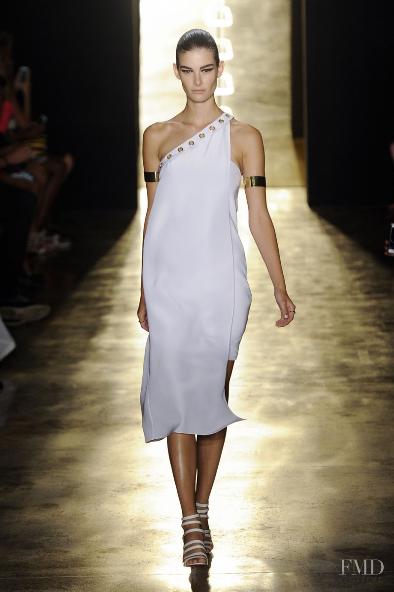 Ophélie Guillermand featured in  the Cushnie Et Ochs fashion show for Spring/Summer 2015