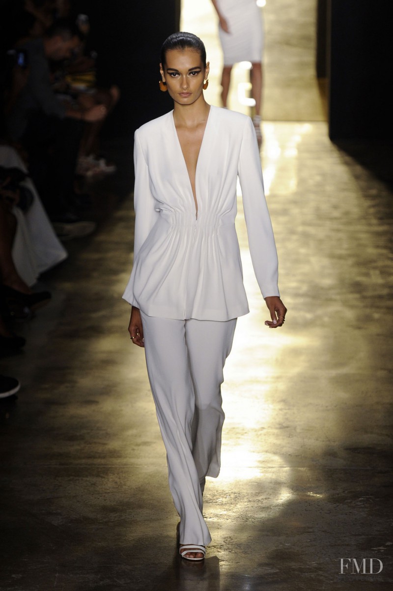 Gizele Oliveira featured in  the Cushnie Et Ochs fashion show for Spring/Summer 2015