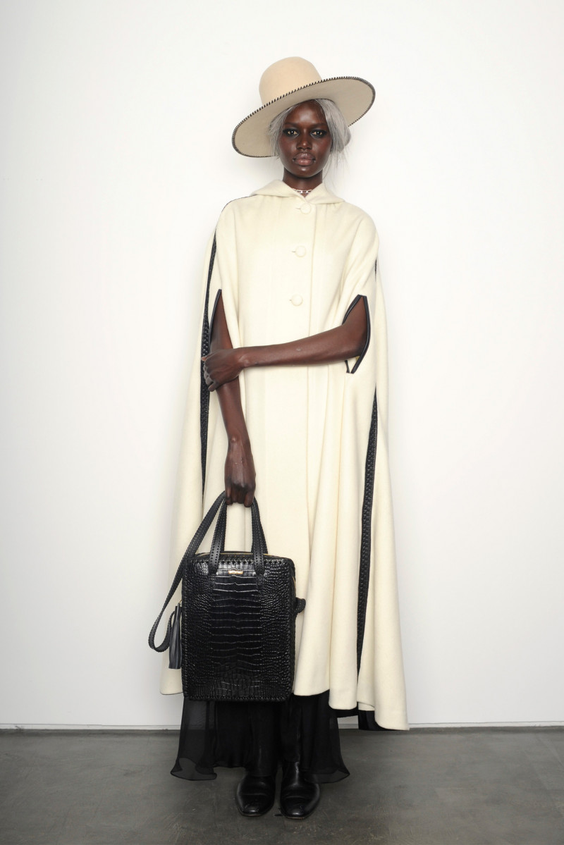 Ajak Deng featured in  the Wendy Nichol fashion show for Autumn/Winter 2015