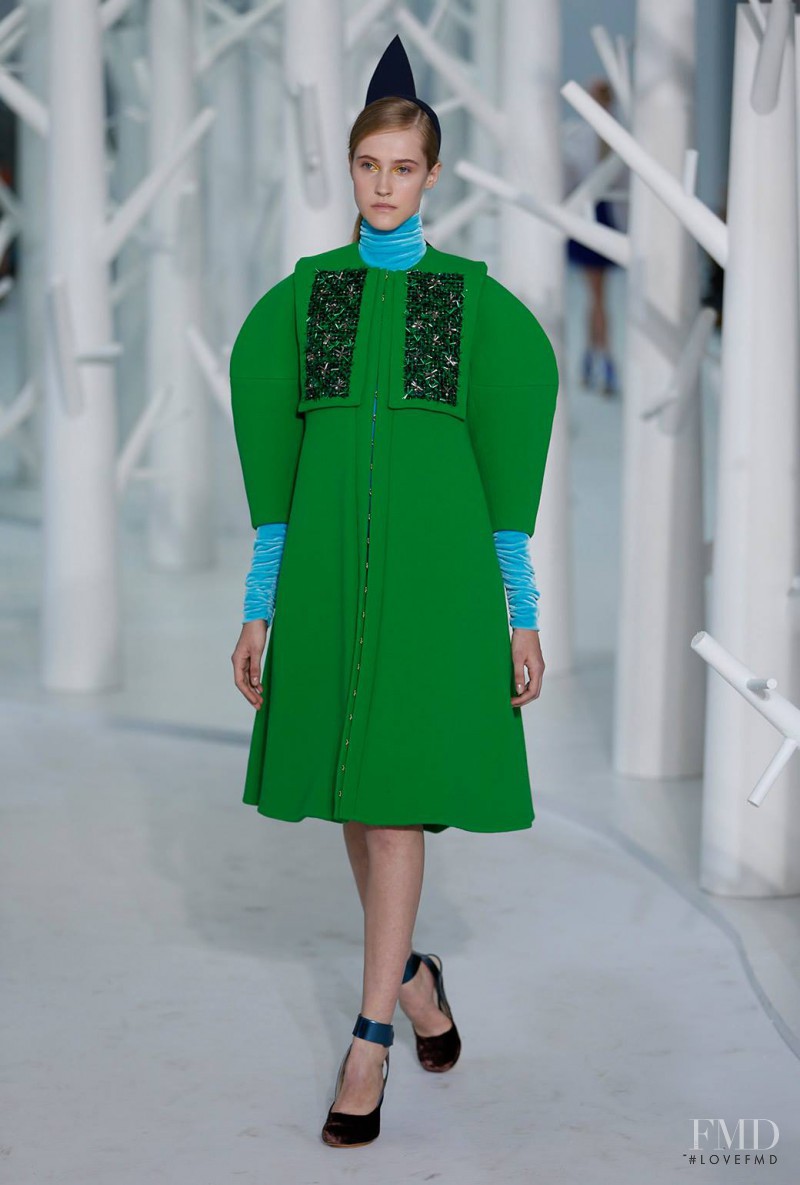 Lana Forneck featured in  the Delpozo fashion show for Autumn/Winter 2015