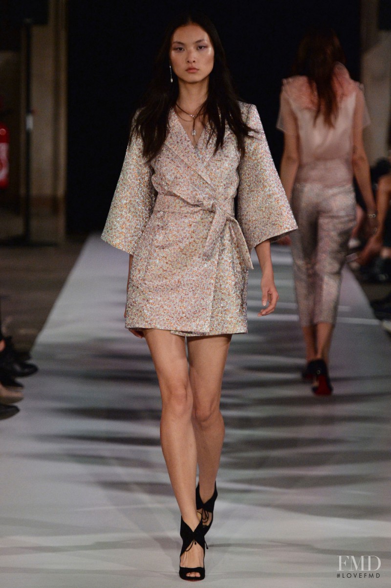 Ling Yue Zhang featured in  the YDE fashion show for Spring/Summer 2015