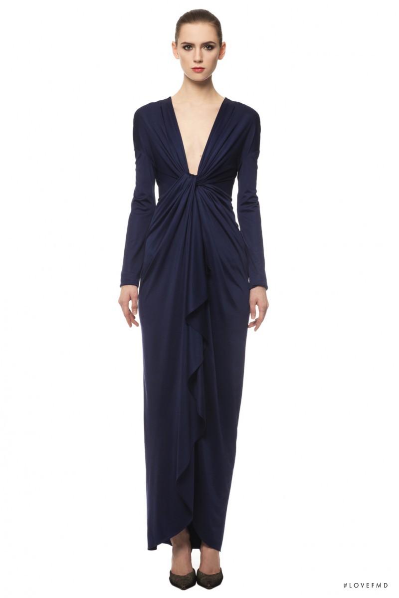 Sarah Stewart featured in  the Catherine Malandrino lookbook for Pre-Fall 2013