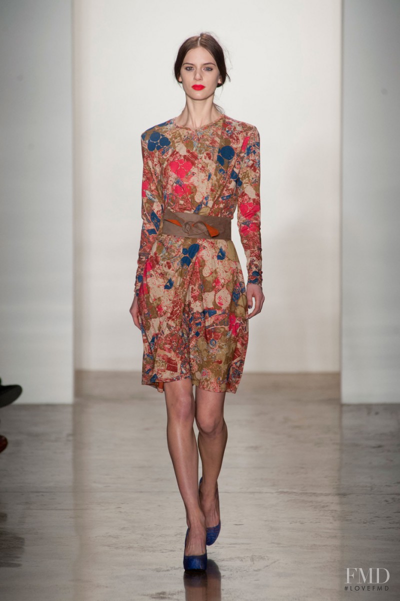 Sarah Stewart featured in  the Costello Tagliapietra fashion show for Autumn/Winter 2013
