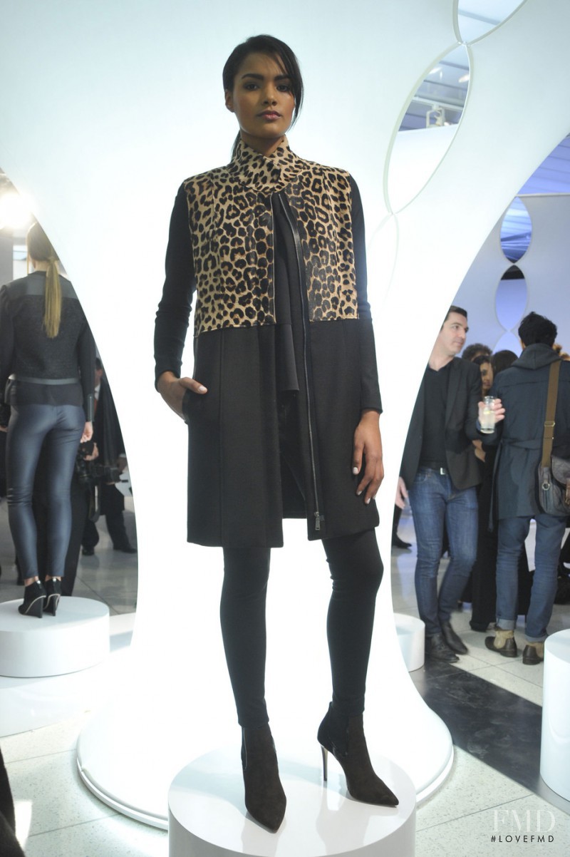 Nadia Araujo featured in  the Elie Tahari fashion show for Autumn/Winter 2013