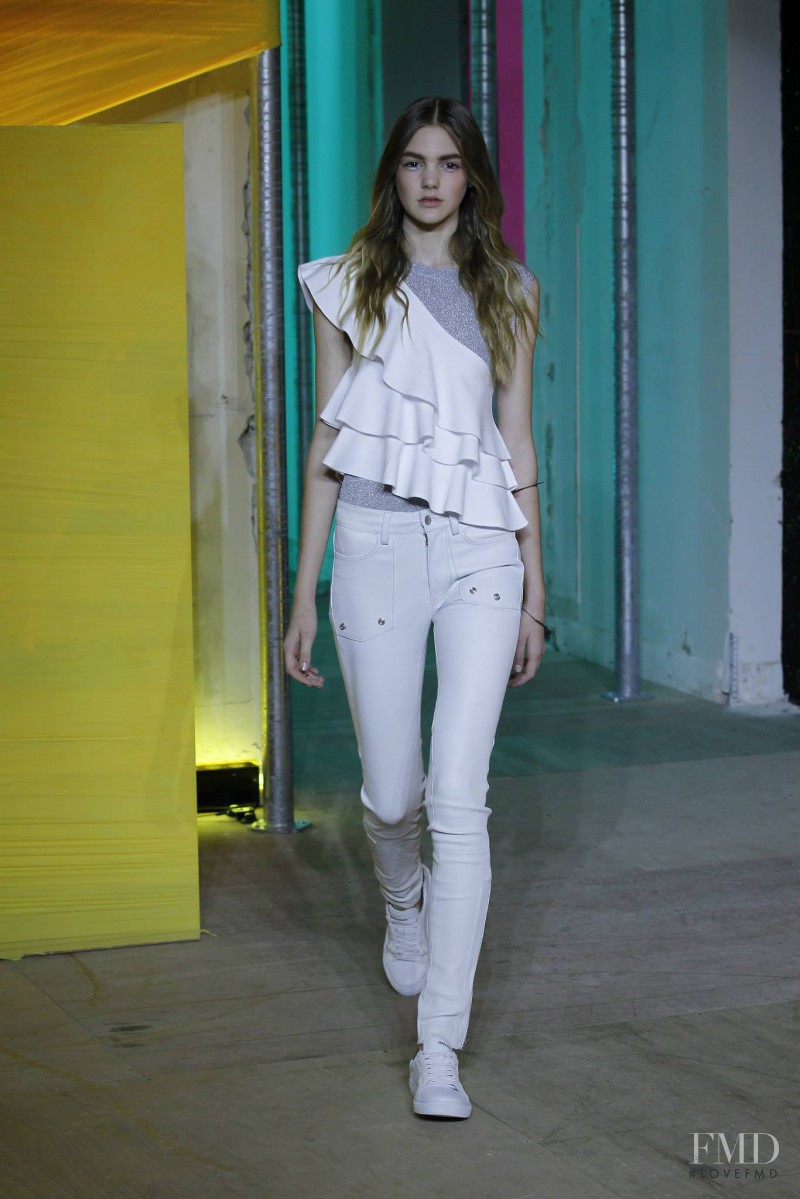 Madison Whittaker featured in  the Zadig & Voltaire fashion show for Spring/Summer 2015