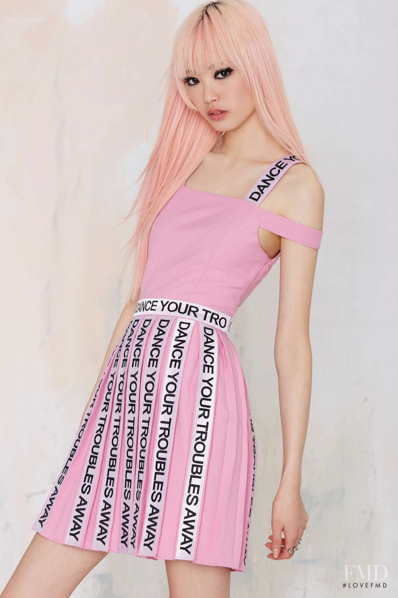 Fernanda Hin Lin Ly featured in  the Nasty Gal catalogue for Spring/Summer 2015