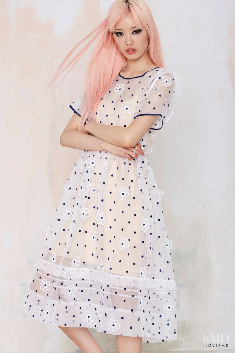 Fernanda Hin Lin Ly featured in  the Nasty Gal catalogue for Spring/Summer 2015