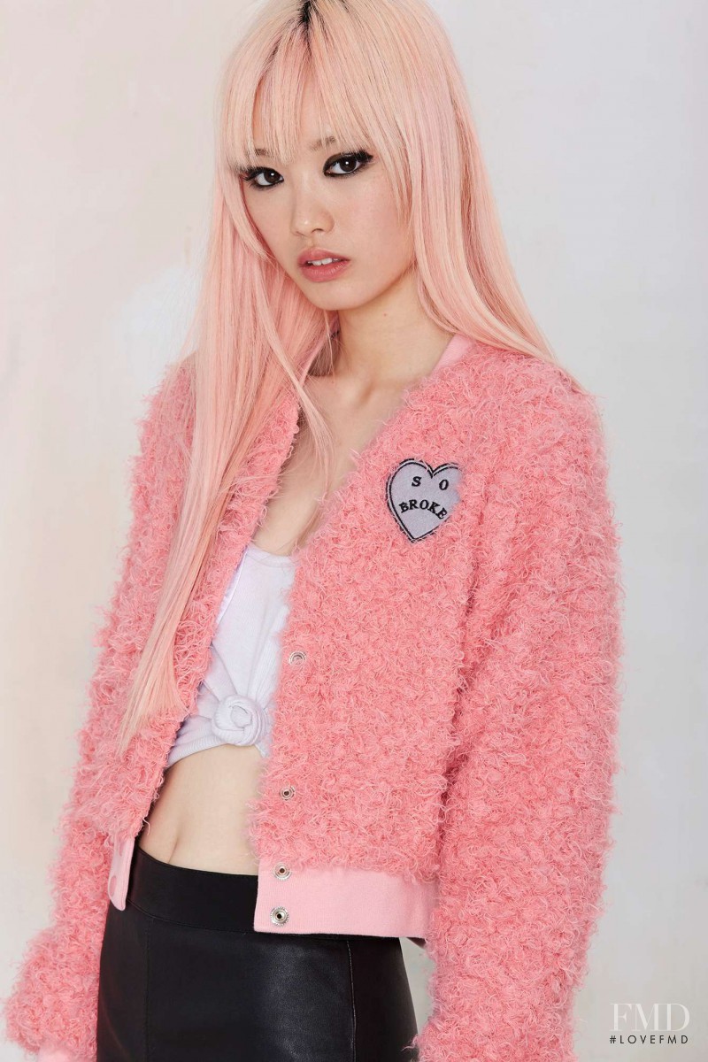 Fernanda Hin Lin Ly featured in  the Nasty Gal catalogue for Spring/Summer 2015