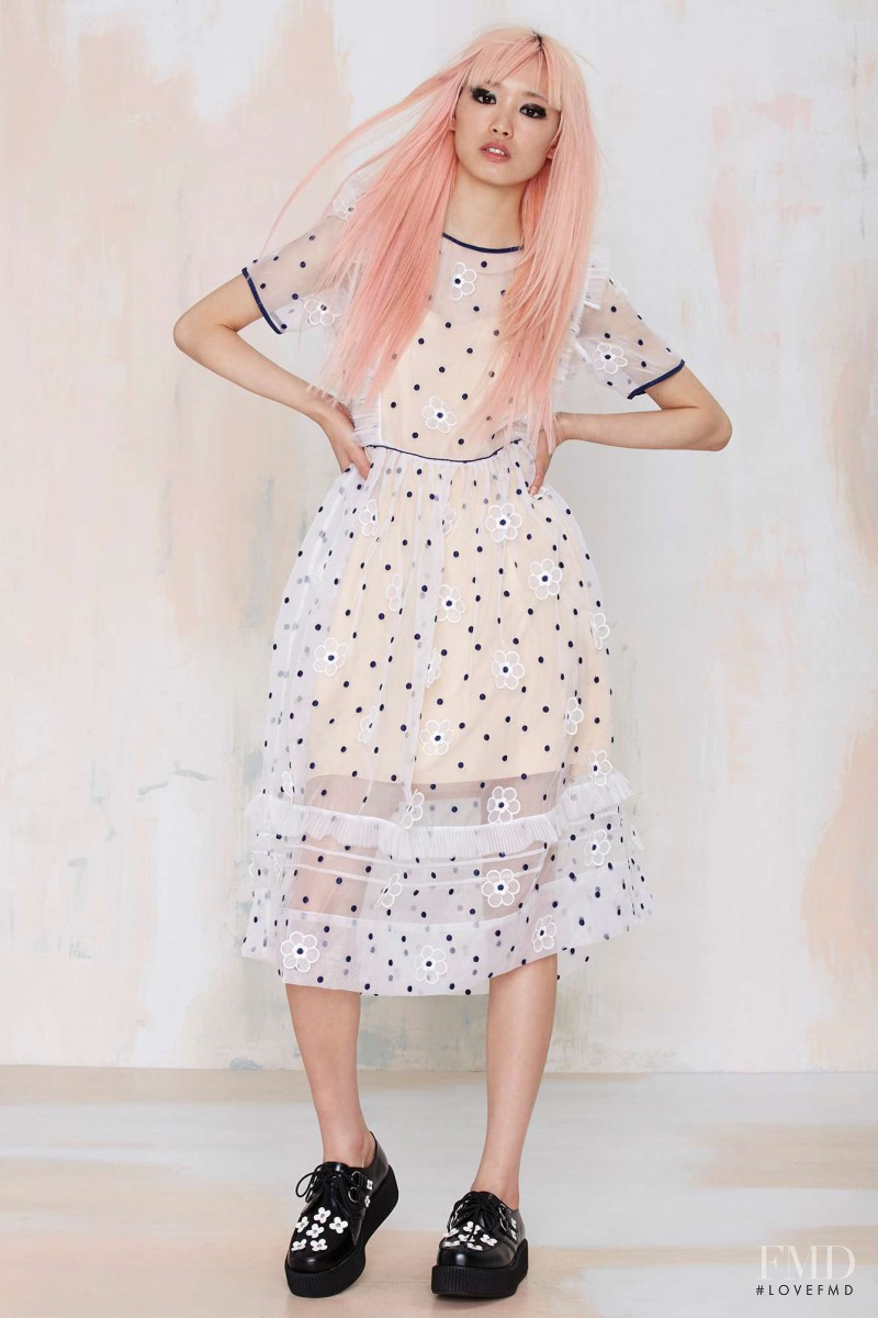Fernanda Hin Lin Ly featured in  the Nasty Gal catalogue for Spring/Summer 2015