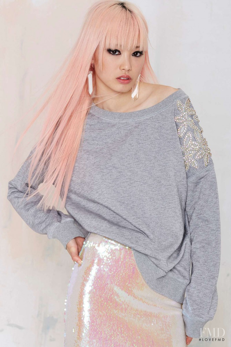 Fernanda Hin Lin Ly featured in  the Nasty Gal catalogue for Spring/Summer 2015