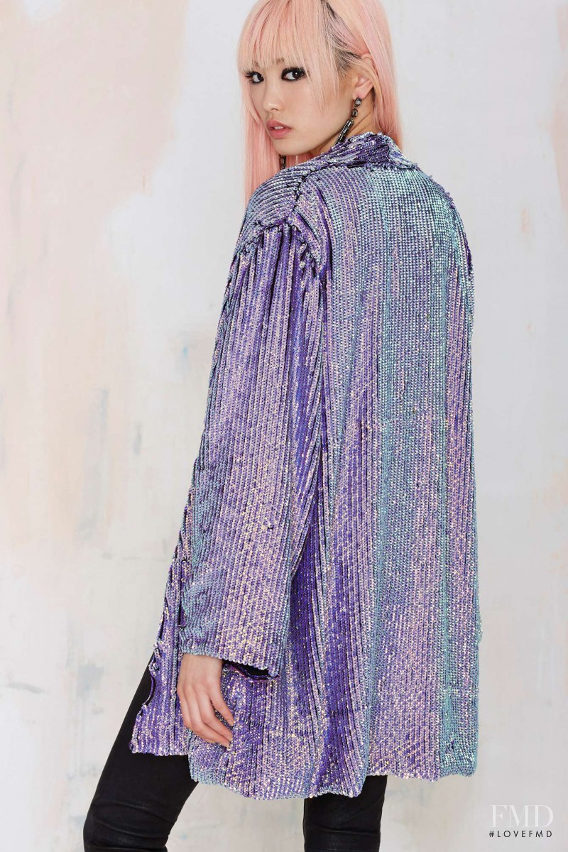Fernanda Hin Lin Ly featured in  the Nasty Gal catalogue for Spring/Summer 2015