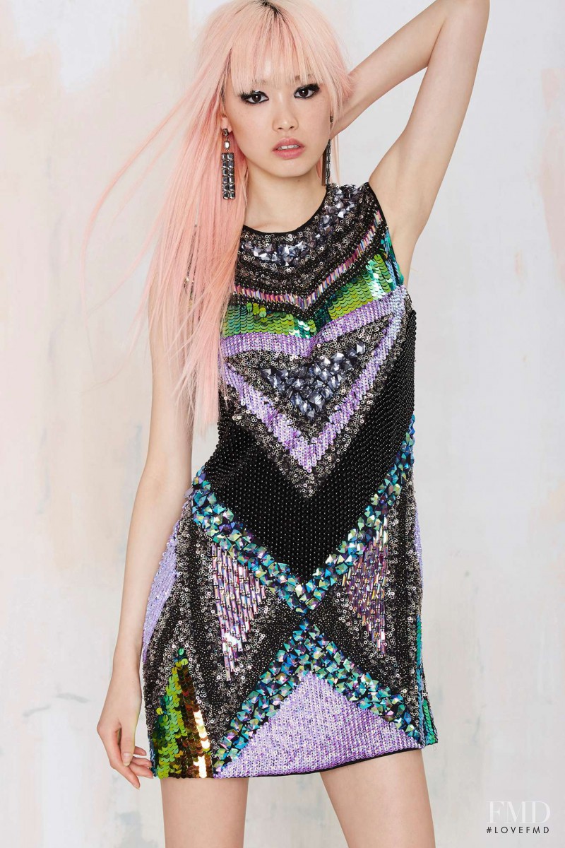 Fernanda Hin Lin Ly featured in  the Nasty Gal catalogue for Spring/Summer 2015