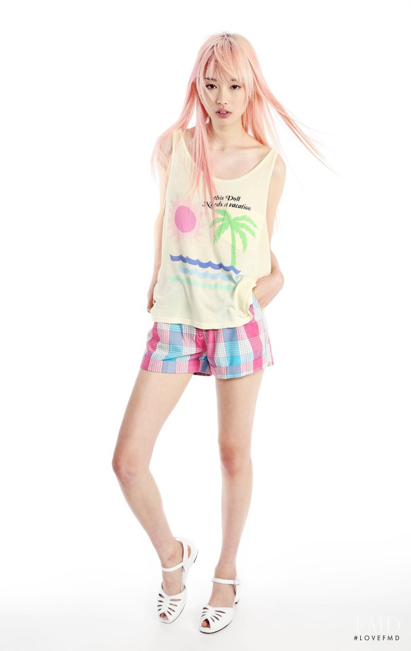 Fernanda Hin Lin Ly featured in  the Wildfox catalogue for Spring/Summer 2015