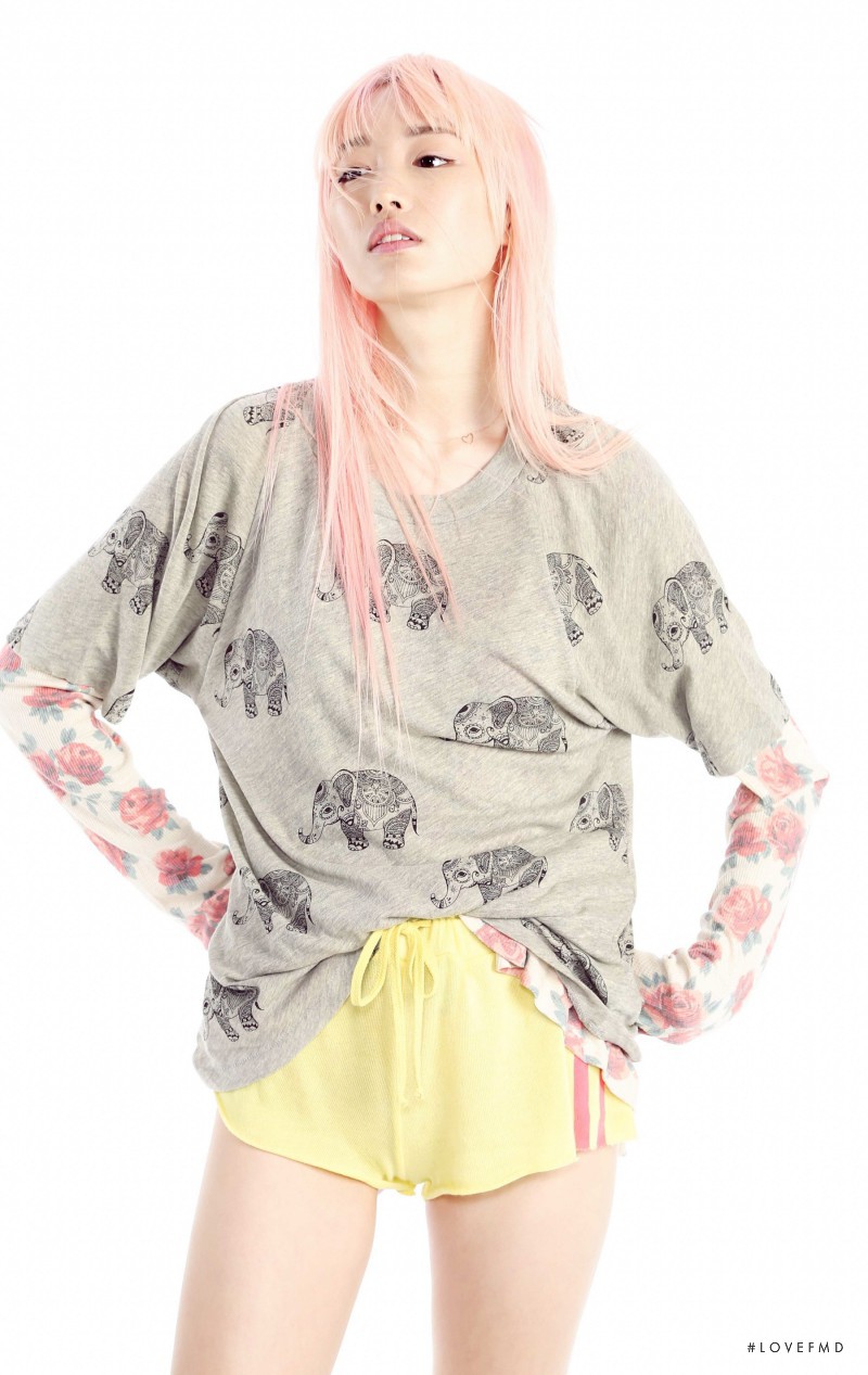 Fernanda Hin Lin Ly featured in  the Wildfox catalogue for Spring/Summer 2015