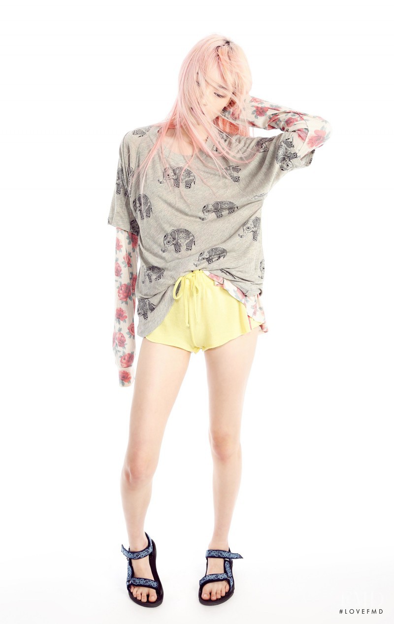 Fernanda Hin Lin Ly featured in  the Wildfox catalogue for Spring/Summer 2015