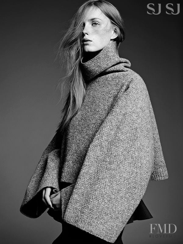 Rianne Van Rompaey featured in  the SJ SJ advertisement for Autumn/Winter 2014