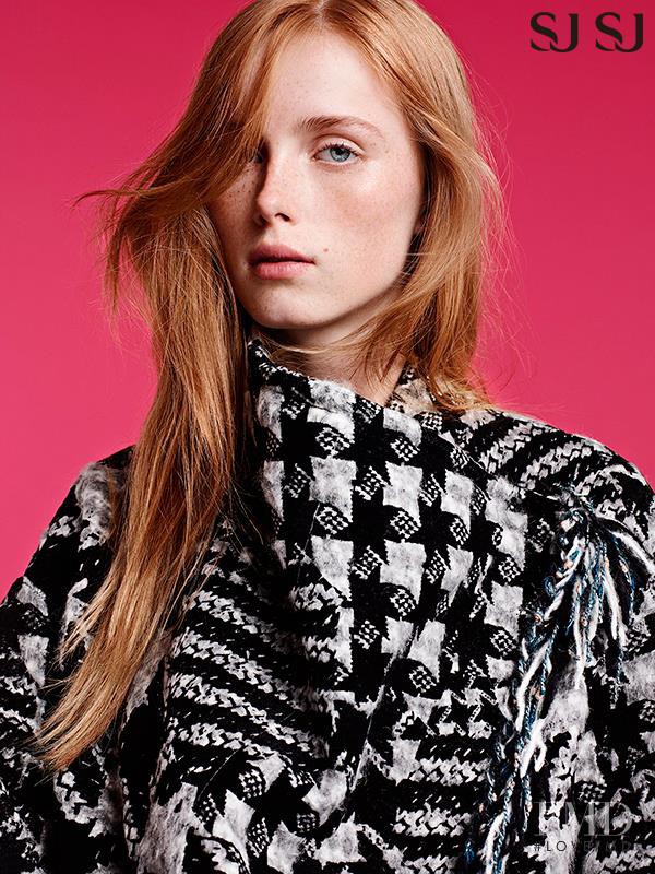 Rianne Van Rompaey featured in  the SJ SJ advertisement for Autumn/Winter 2014