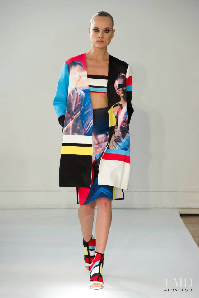 Julia Almendra featured in  the Ground Zero fashion show for Spring/Summer 2014