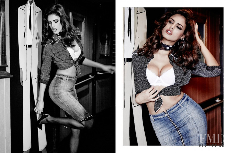 Bojana Krsmanovic featured in  the Guess advertisement for Autumn/Winter 2014