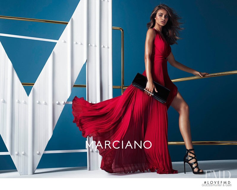 Yara Khmidan featured in  the Guess by Marciano advertisement for Autumn/Winter 2014