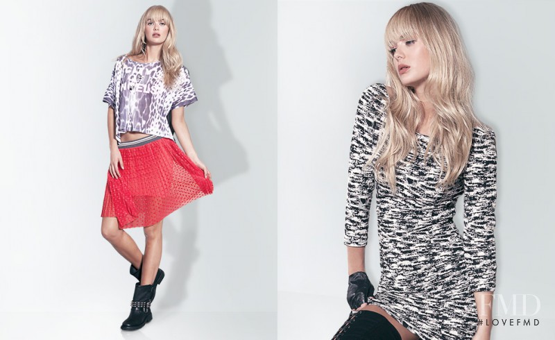 Megan May Williams featured in  the Guess lookbook for Autumn/Winter 2014