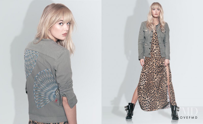 Megan May Williams featured in  the Guess lookbook for Autumn/Winter 2014