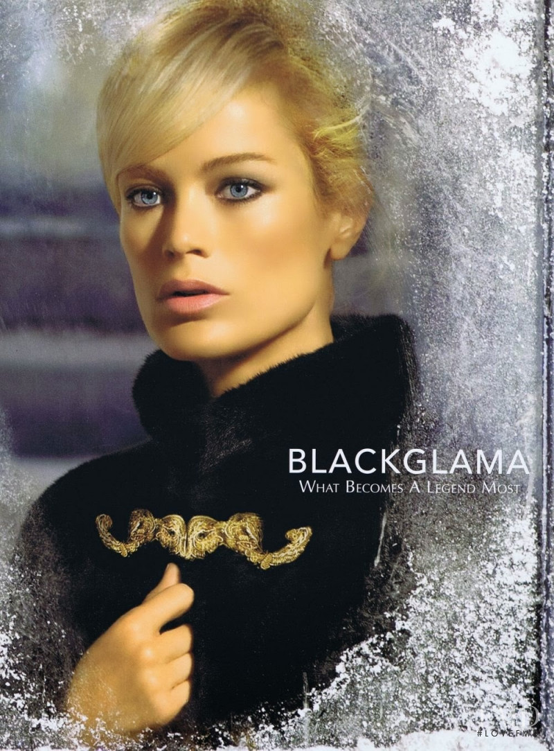 Carolyn Murphy featured in  the Blackglama advertisement for Autumn/Winter 2013