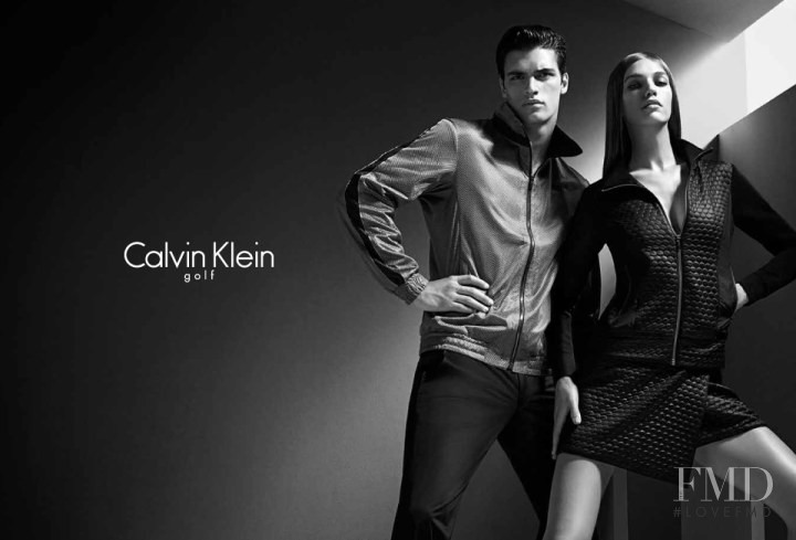 Samantha Gradoville featured in  the Calvin Klein Golf advertisement for Autumn/Winter 2014