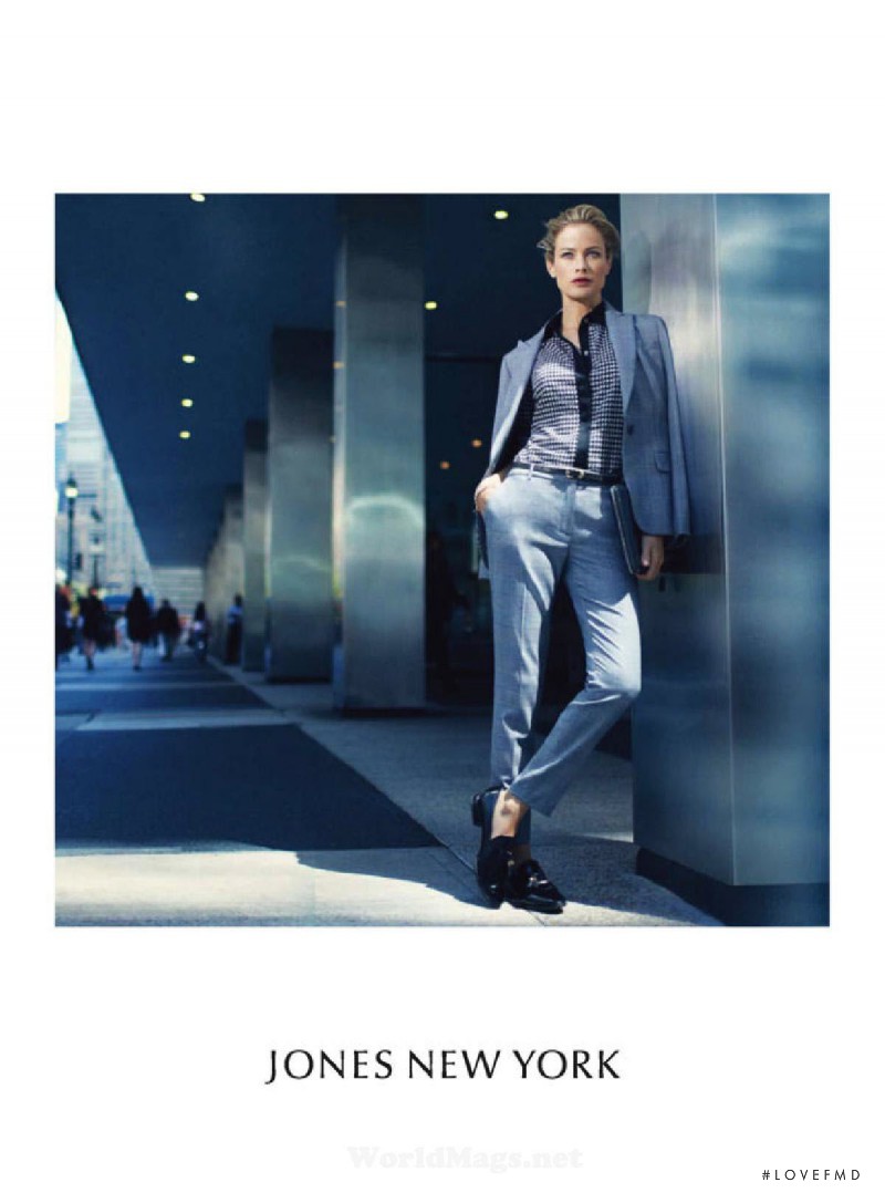 Carolyn Murphy featured in  the Jones New York advertisement for Autumn/Winter 2013