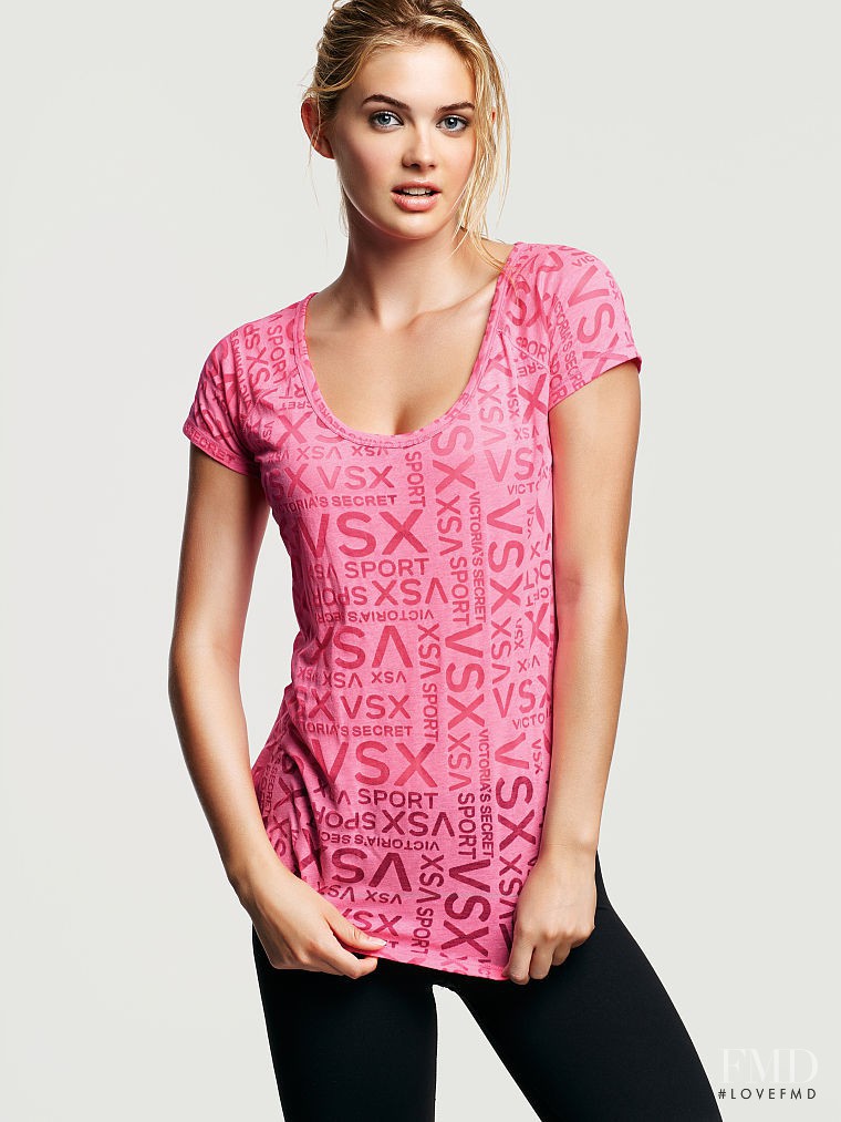 Megan May Williams featured in  the Victoria\'s Secret VSX catalogue for Autumn/Winter 2014
