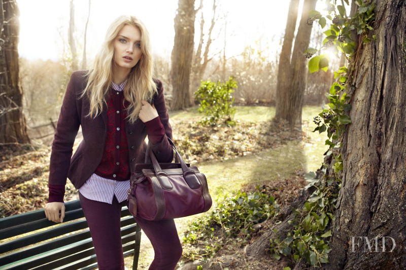 Lily Donaldson featured in  the Weekend Max Mara advertisement for Autumn/Winter 2013
