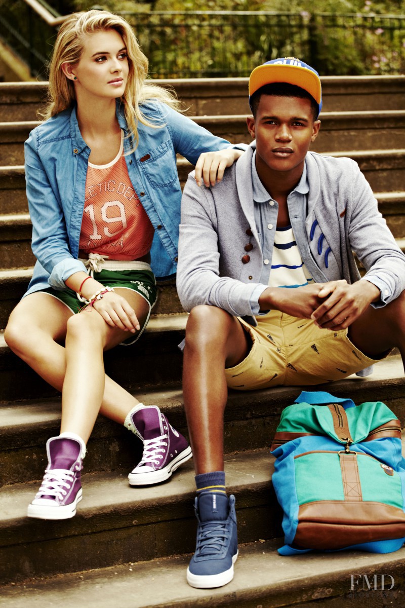 Megan May Williams featured in  the UCLA Clothing lookbook for Spring/Summer 2013