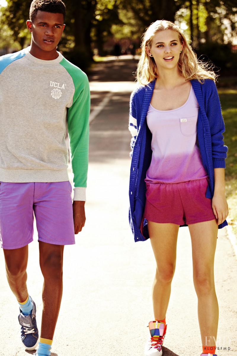 Megan May Williams featured in  the UCLA Clothing lookbook for Spring/Summer 2013