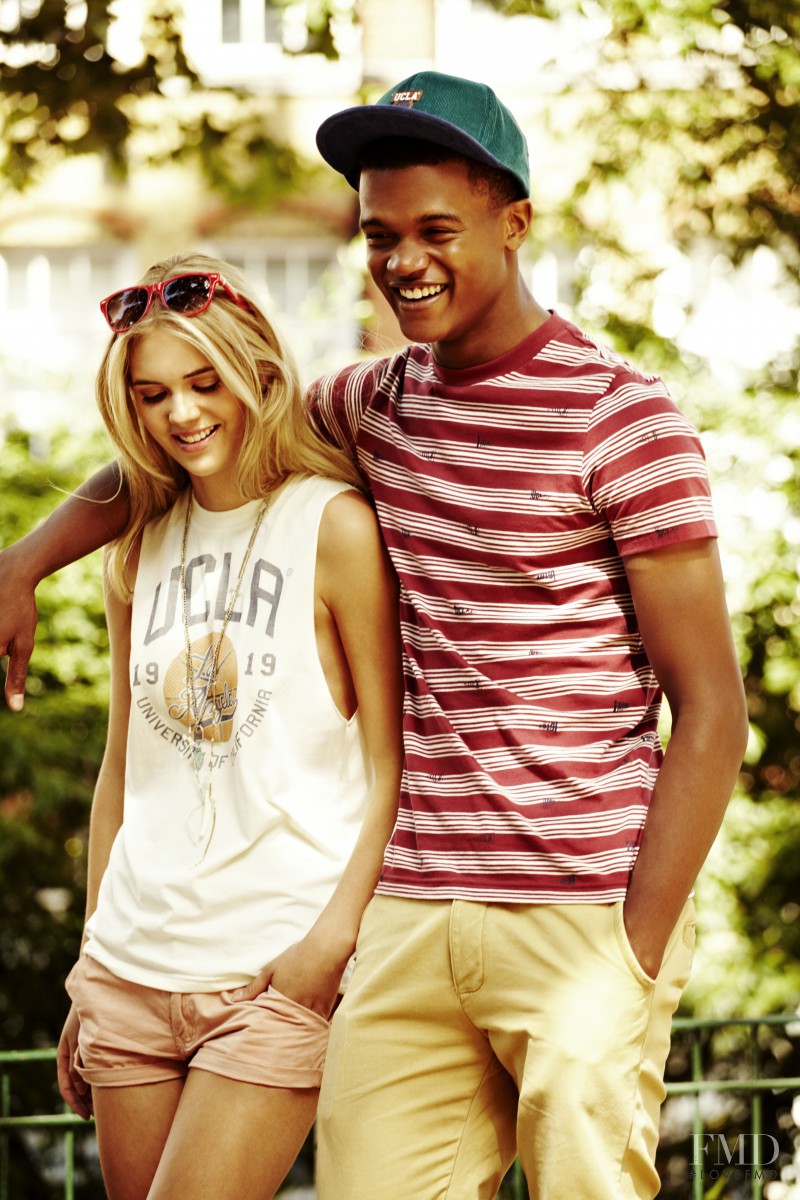 Megan May Williams featured in  the UCLA Clothing lookbook for Spring/Summer 2013