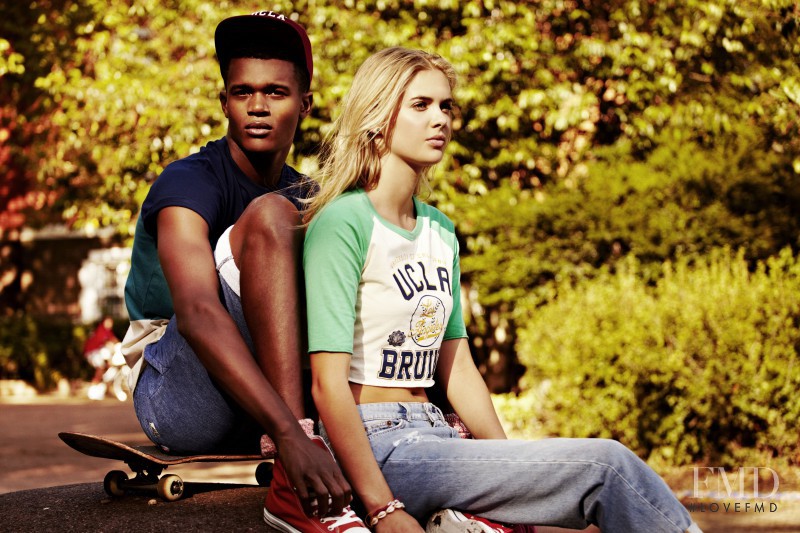 Megan May Williams featured in  the UCLA Clothing lookbook for Spring/Summer 2013