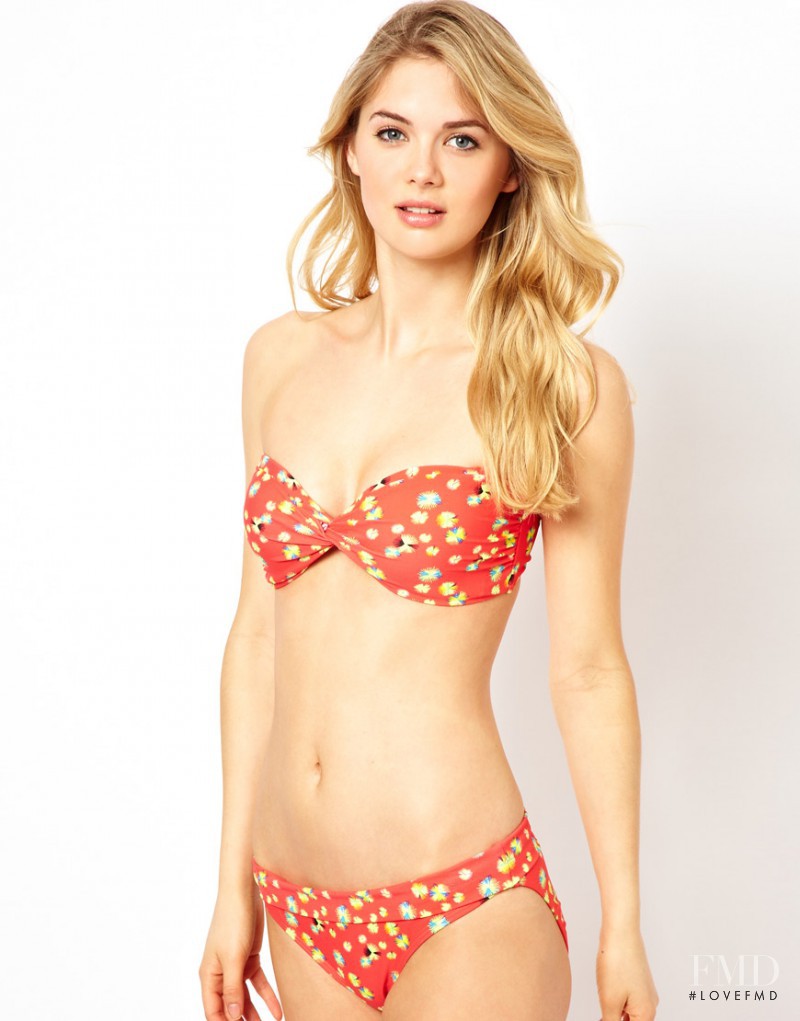Megan May Williams featured in  the ASOS Swimwear catalogue for Spring/Summer 2013
