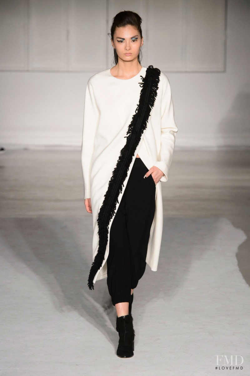Alina Tsoy featured in  the Zero + Maria Cornejo fashion show for Autumn/Winter 2015