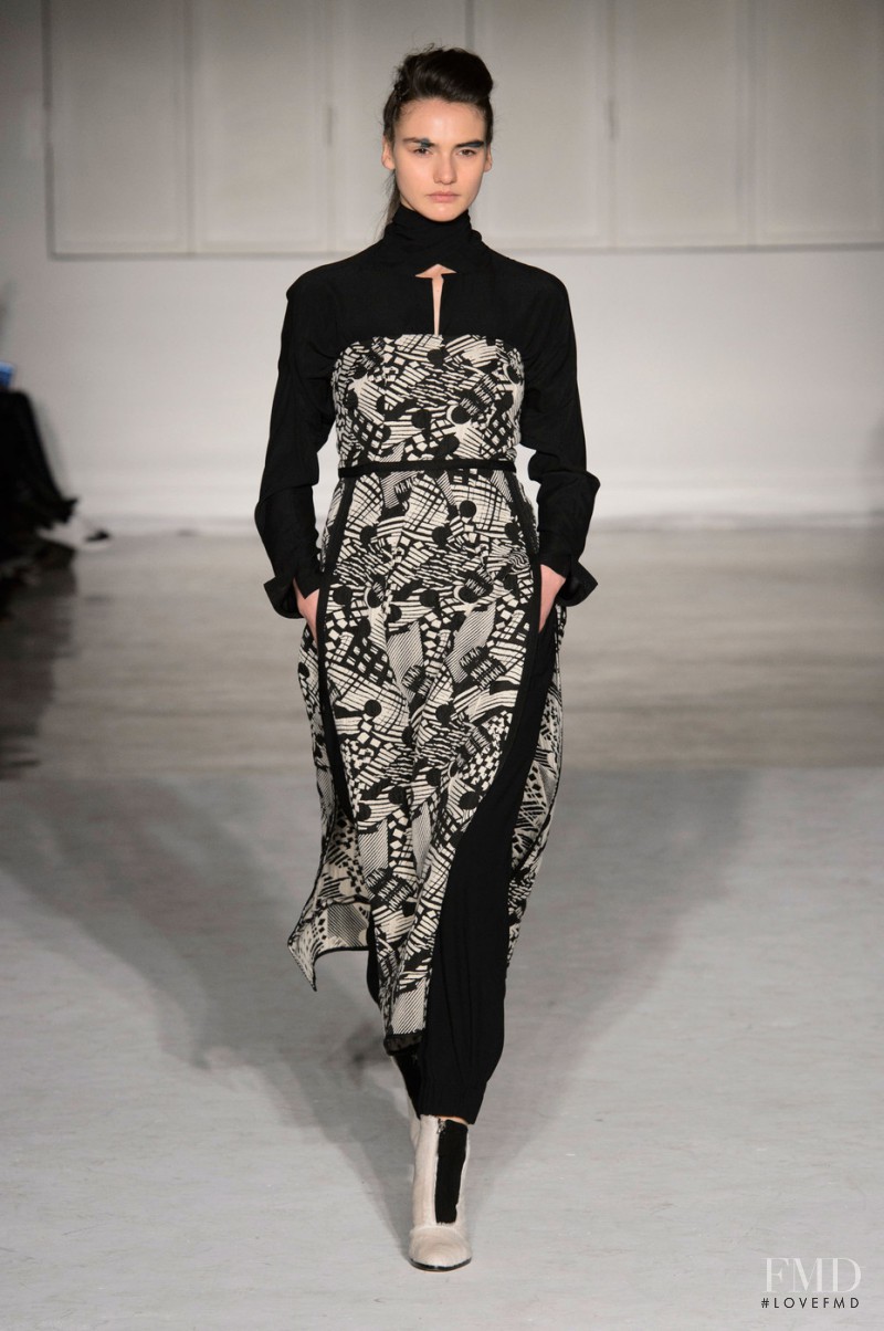 Rebecca Gobbi featured in  the Zero + Maria Cornejo fashion show for Autumn/Winter 2015