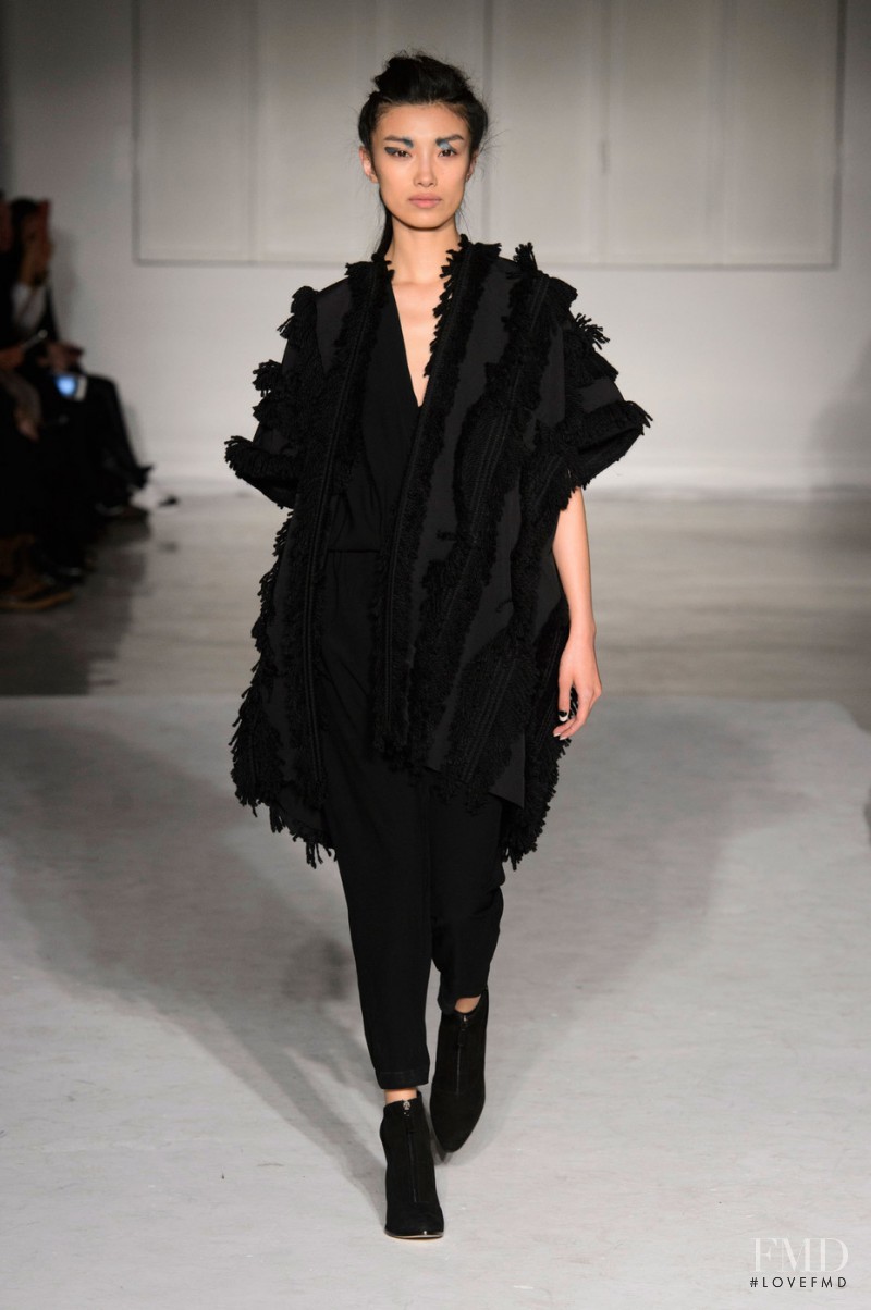 Meng Die Hou featured in  the Zero + Maria Cornejo fashion show for Autumn/Winter 2015